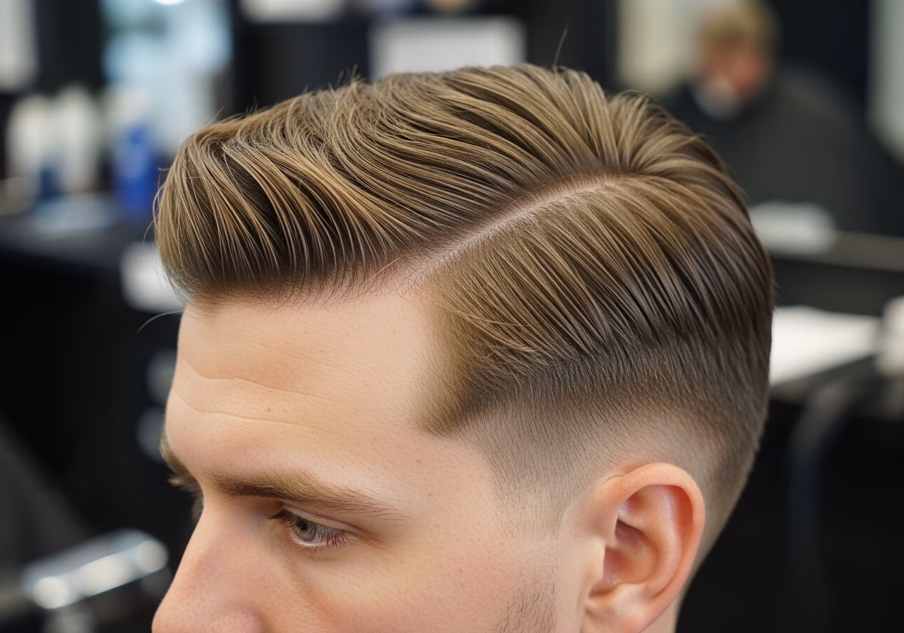 Wavy Hair Styles for Men 2026 - Polished Side Part Waves