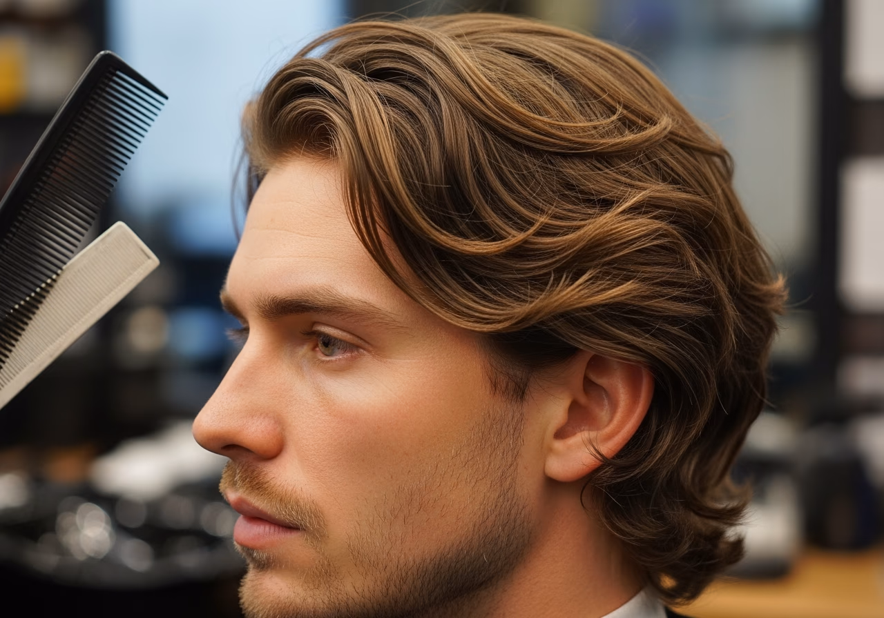 Wavy Hair Styles for Men 2026 - Soft Wavy Layered Flow
