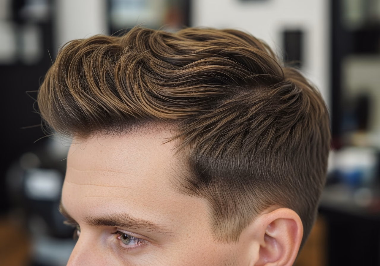 Wavy Hair Styles for Men 2026 - Textured Wavy Quiff