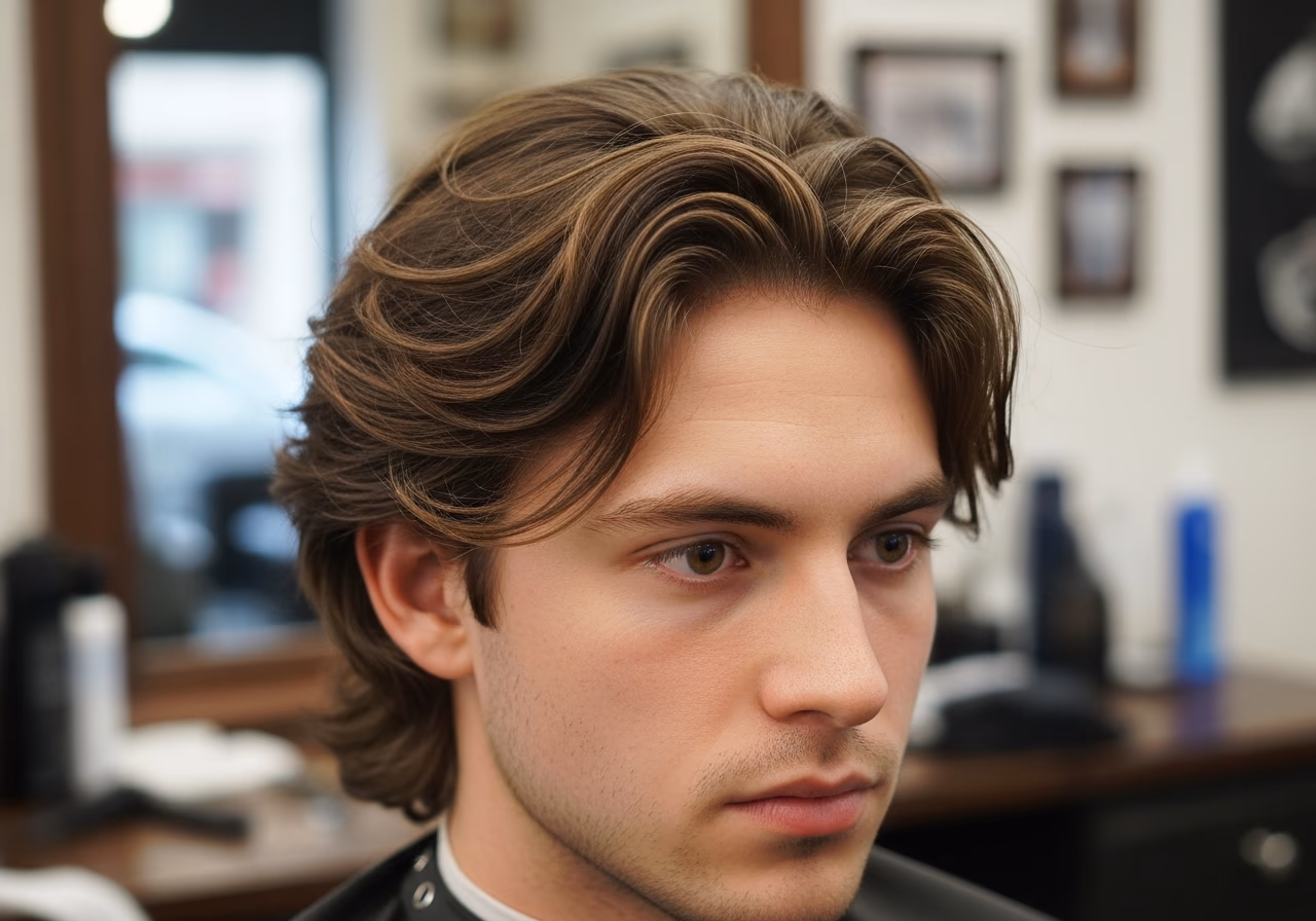Wavy Hair Styles for Men 2026 - Wavy Fluffy Volume Cut
