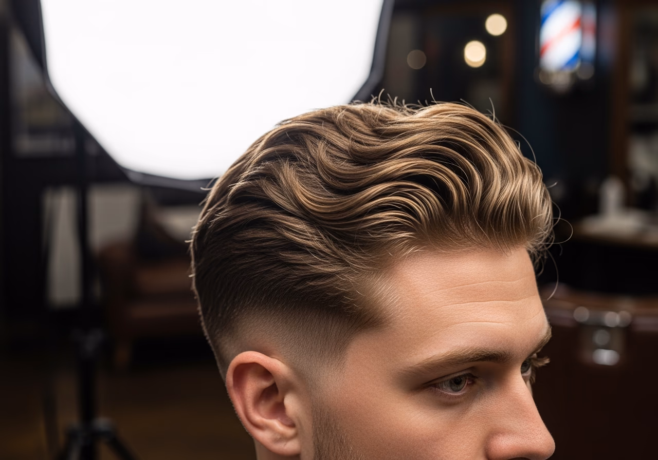 Wavy Hair Styles for Men 2026 - Wavy Hybrid Undercut