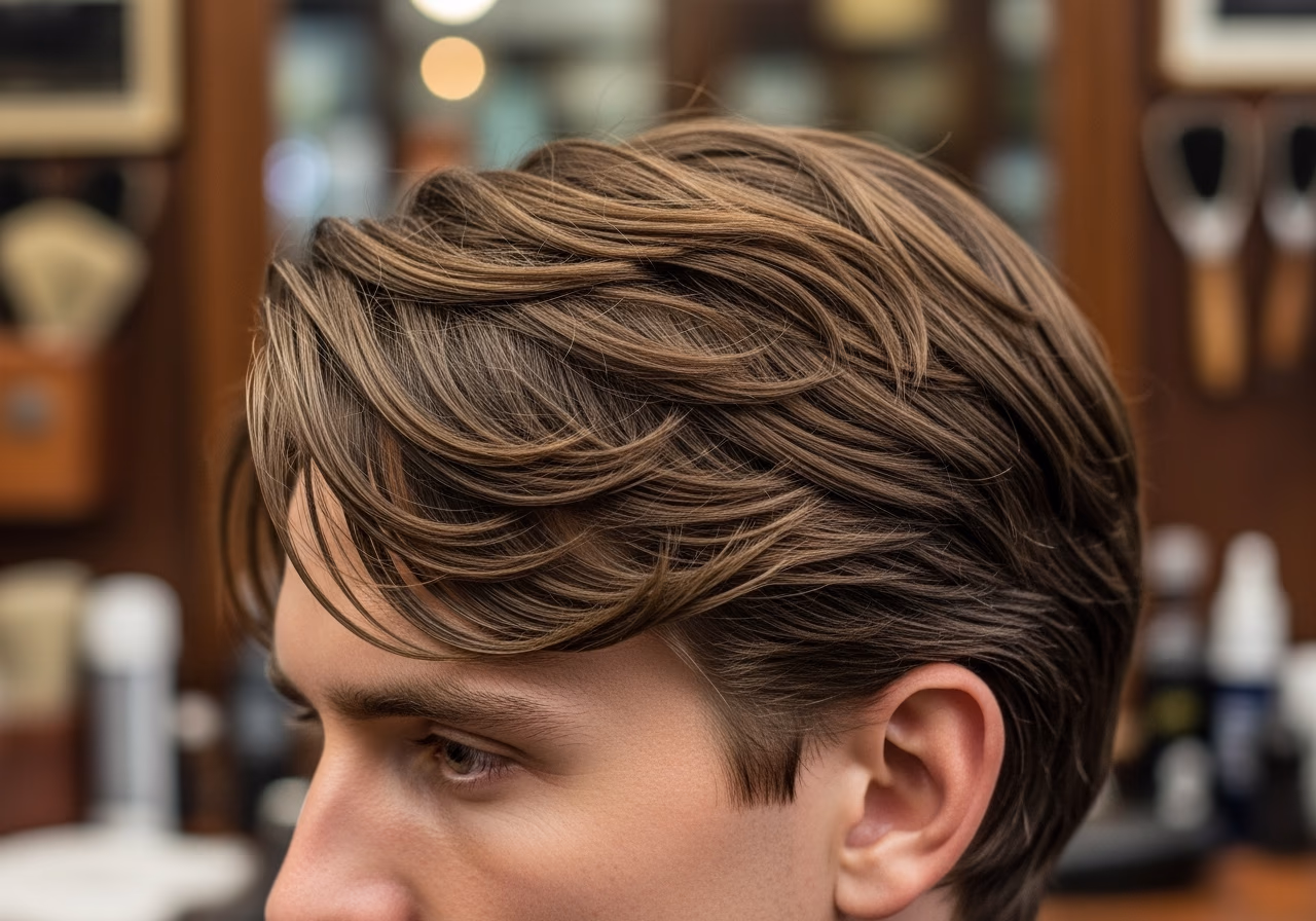 Wavy Hair Styles for Men 2026 - Wavy Layered Flow