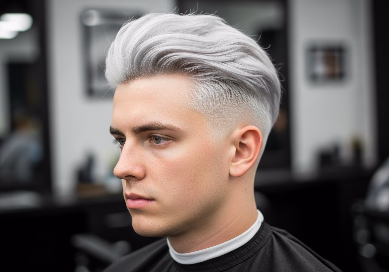 Wolf Cut for Men 2026 - Platinum Wolf Cut