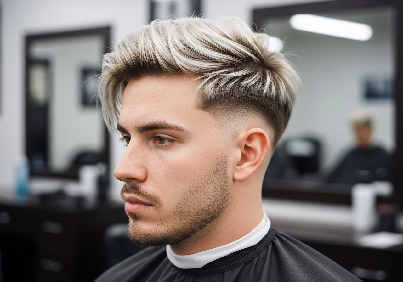 Wolf Cut for Men 2026 - Two Tone Wolf Cut