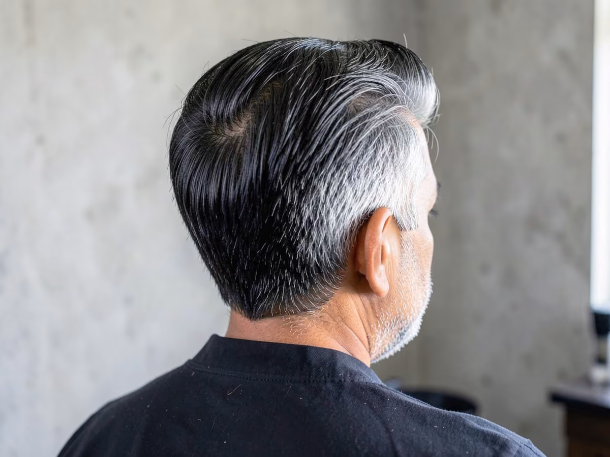 Man with a zac efron hairspray pompadour