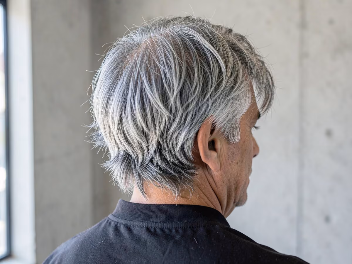 Man with a zac efron shaggy hair