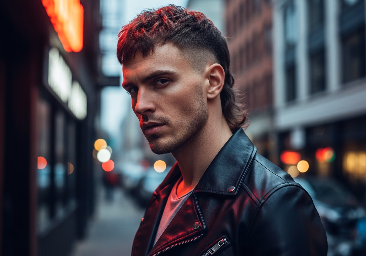 Long Modern Mullet haircut for men 2026 - edgy long back modern mullet