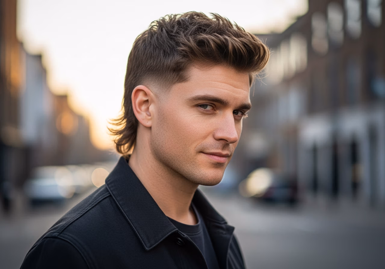 Manageable Mullet haircut for men 2026 - modern wearable mullet style