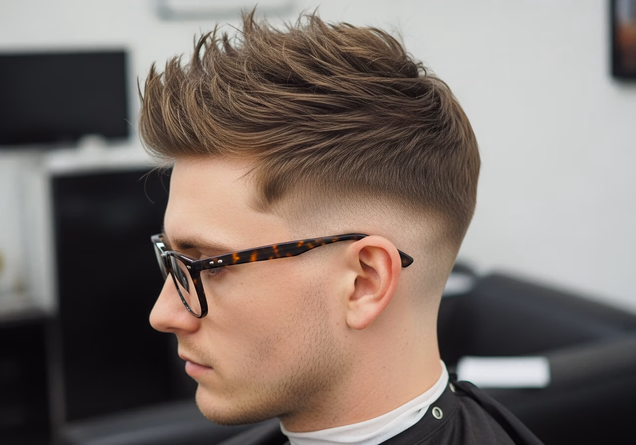 Messy Textured Crop haircut for men 2026 - effortless piecey crop