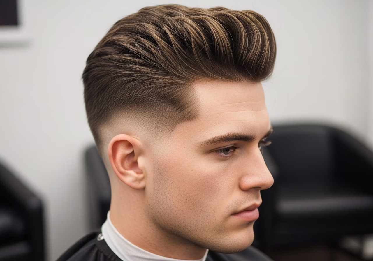 Short Quiff haircut for men 2026 - volume textured quiff