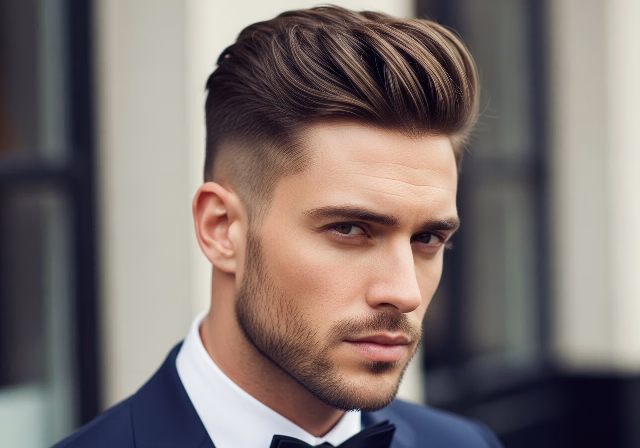 Undercut Short haircut for men 2026 - bold shaved sides style