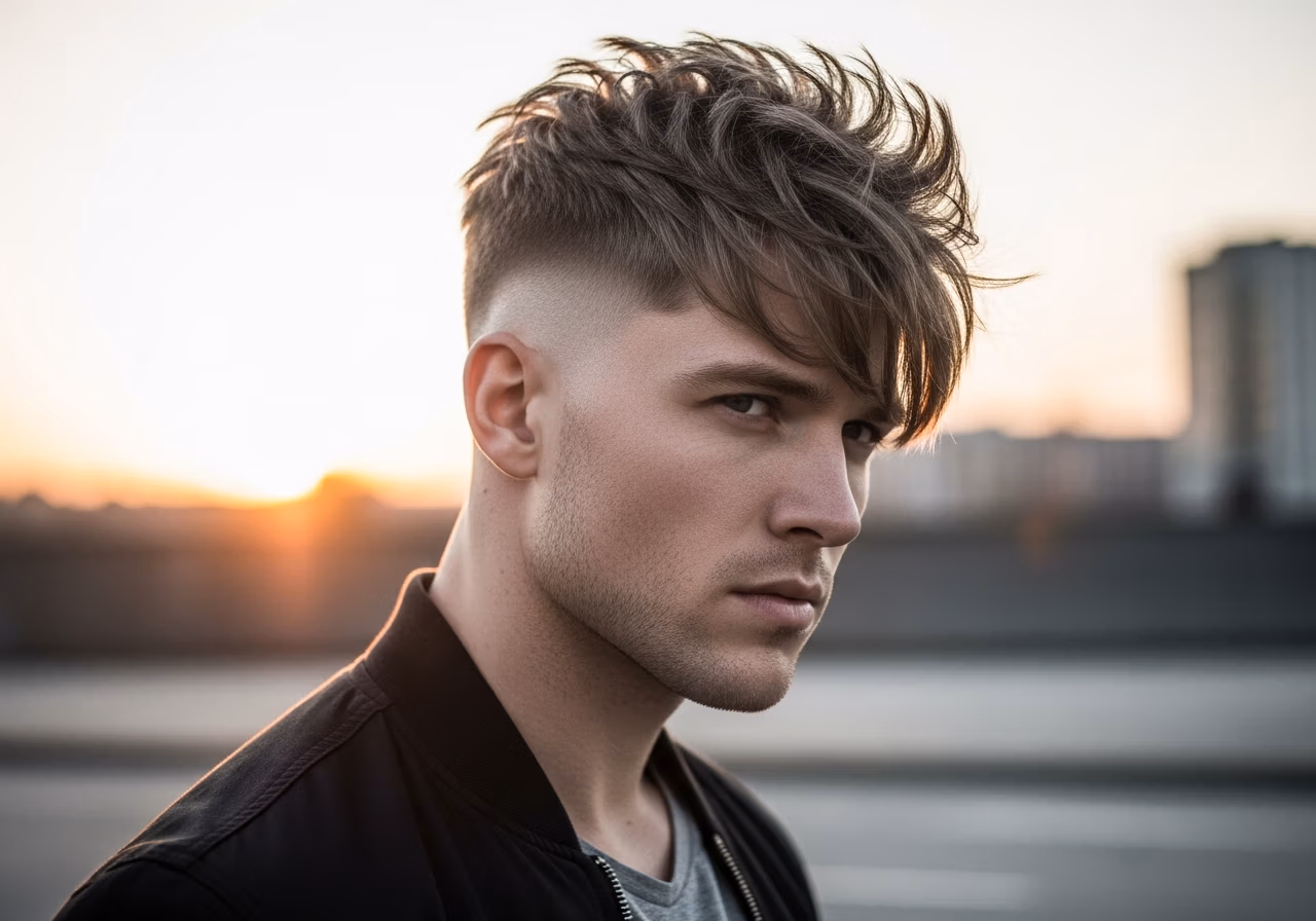 Warrior Cut hairstyle for men 2026 - textured modern warrior style
