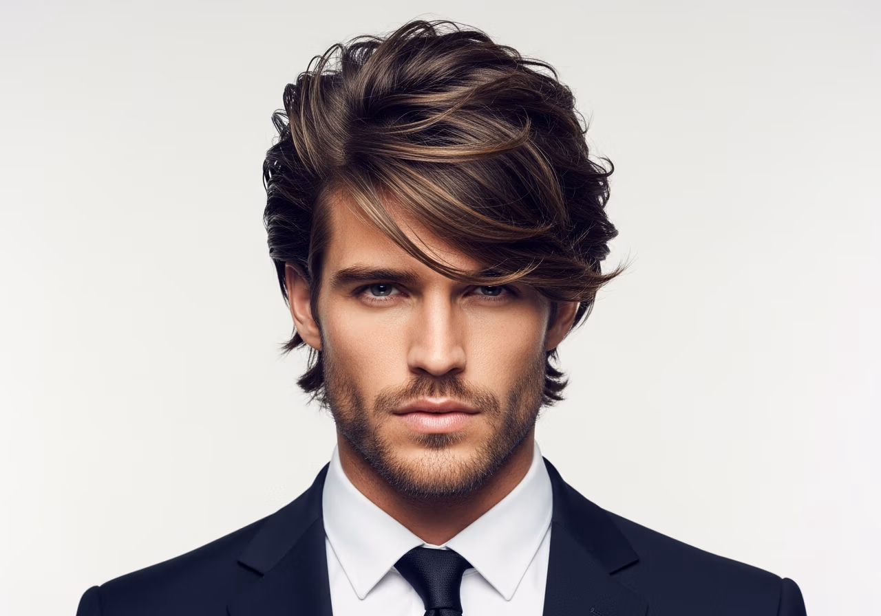 Warrior Long Hair hairstyle for men 2026 - bold textured long warrior style